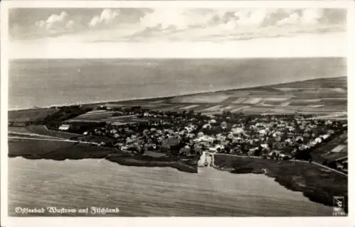 Ak Ostseebad Wustrow Fischland, Fliegeraufnahme