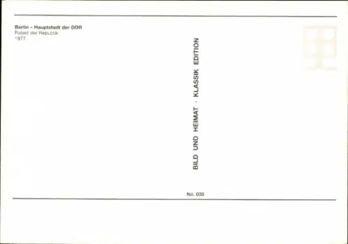 Ak Berlin Mitte, Palast der Republik, Auto