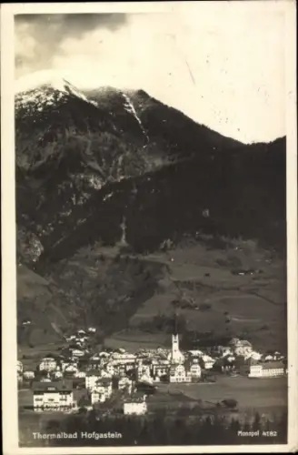 Ak Bad Hofgastein in Salzburg, Thermalbad  Berge, Kirche, Häuser