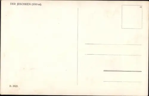 Ak Ještěd Jeschken Region Reichenberg, Gesamtansicht