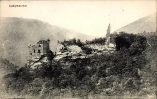Ak Niedersteinbach Elsass Bas Rhin, Ruine Wasigenstein