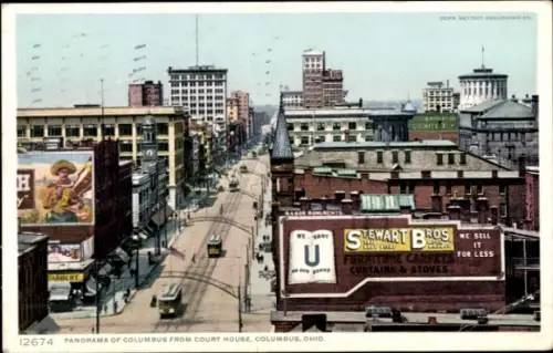 PC Columbus, Ohio, USA, Panorama, Court House