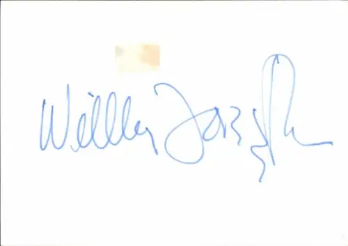 Autogramm William Forsythe, Tänzer und Choreograph