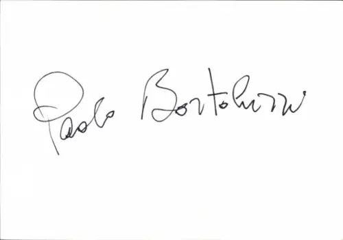 Autogramm Paolo Bortoluzzi, Ballett-Tänzer