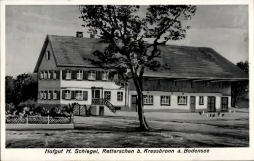 Ak Retterschen Kressbronn am Bodensee, Hofgut H. Schlegel