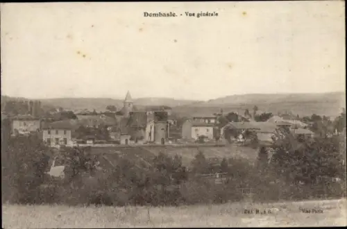 Ak Dombasle en Argonne Meuse, Vue generale