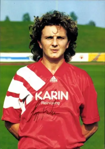 Autogrammkarte Fußballer Anton Kopp, SV Lohhof, Autogramm