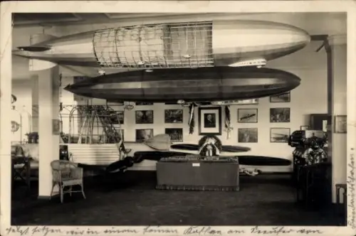 Ak Friedrichshafen am Bodensee, Zeppelin-Museum