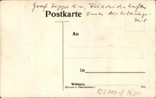 Ak Friedrichshafen am Bodensee, Luftschiffkonstrukteur Ferdinand Graf von Zeppelin