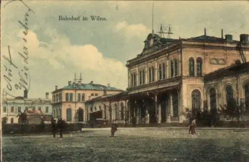 Ak Vilnius Wilna Litauen, Bahnhof