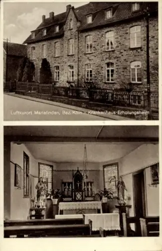 Ak Marialinden Overath im Rheinisch Bergischen Kreis, Krankenhaus, Erholungsheim, Innenansicht
