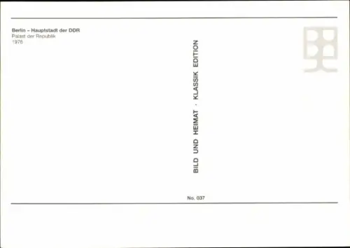 Ak Berlin Mitte, Palast der Republik, Auto