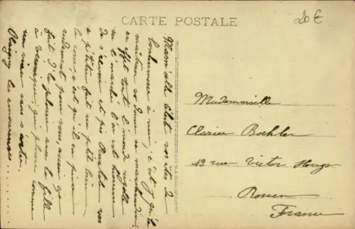 CPA Normandie, La Marchande de Cornus