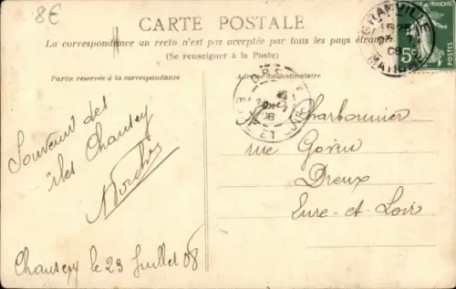 CPA Îles Chausey Manche, Phare