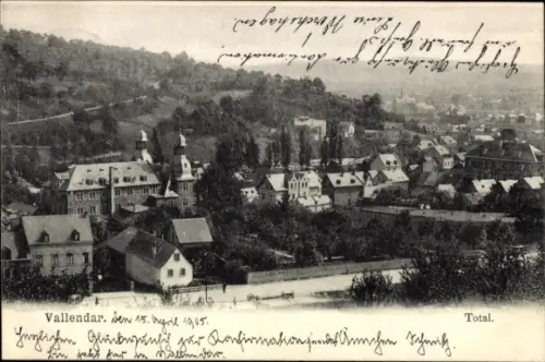 Ak Vallendar am Rhein,  Stadtansicht, Häuser, Bäume, 