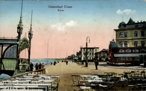 Ak Selenogradsk Ostseebad Cranz Ostpreußen, Korso