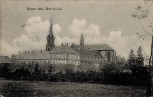 Ak Marienthal Haguenau Bas-Rhin, Kloster