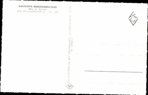 Ak Philippsthal Werra, Zonengrenze, 10m Streifen, Vacha
