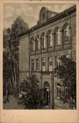 Ak Alzey in Rheinhessen, Hess. Aufbauschule, Lehrbau