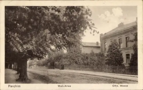 Ak Parchim in Mecklenburg, Waldallee, Offiziersmesse