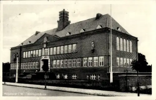 Ak Hagenow in Mecklenburg, Amtsgebäude