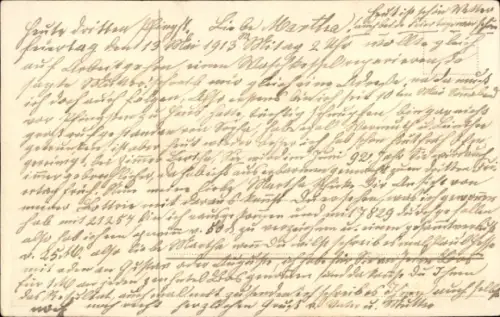 Ak Glückwunsch Pfingsten, Maikäfer