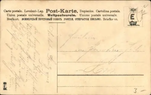 Ak Schwalbe mit Brief, Vergissmeinnicht