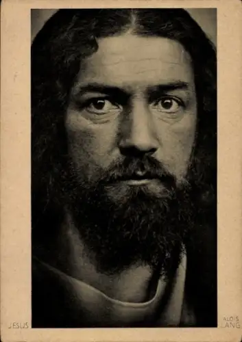 Ak Alois Lang als Jesus, Passionsspiele Oberammergau