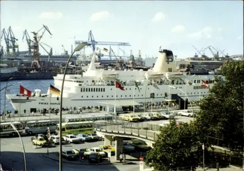 Ak Hamburg, Fährschiff Prinz Hamlet