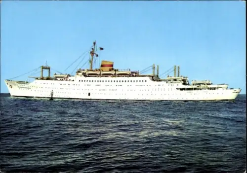 Ak FDGB Urlauberschiff MS Völkerfreundschaft