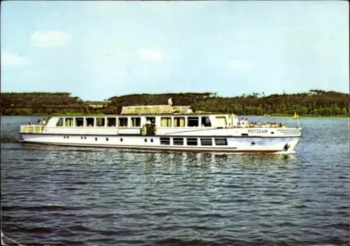 Ak Weiße Flotte, VEB Verkehrsbetriebe Potsdam, Salonschiff MS Potsdam