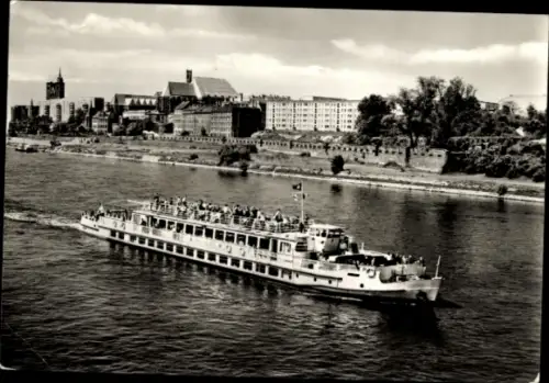Ak Magdeburg an der Elbe, MS Erich Weinert
