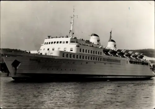 Ak Eisenbahnfährschiff der Deutschen Reichsbahn MS Sassnitz