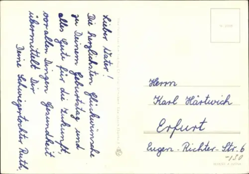 Ak Glückwunsch, Blumen