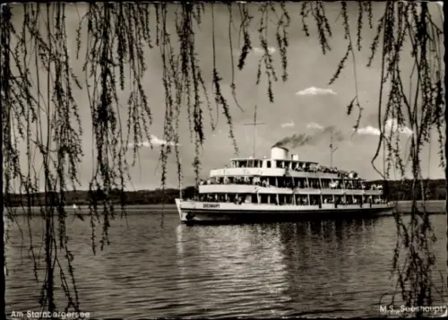 Ak Starnberger See, MS Seeshaupt