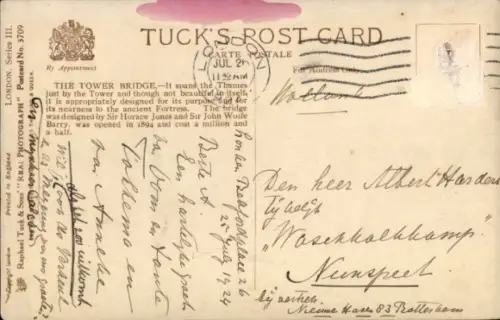 Ak London England, Tower Bridge