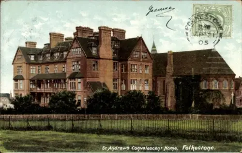 PC Folkestone Kent England, St. Andrew's Convalescent Home