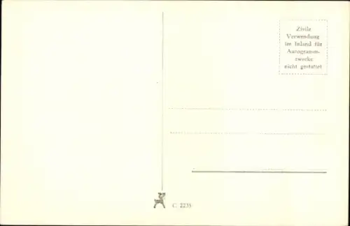 Ak Schauspieler Mathias Wieman, Portrait, Autogramm