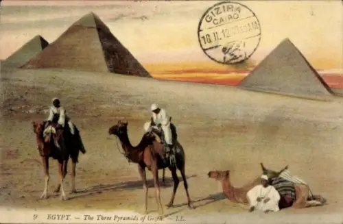 Ak Gizeh Ägypten, Pyramiden