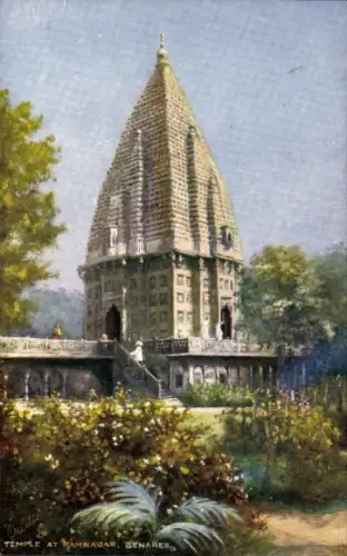 Ak Varanasi Benares Indien, Tempel
