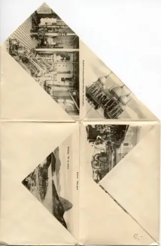 Klapp Ak Rio de Janeiro Brasilien, Nationalausstellung 1908, Teilansichten