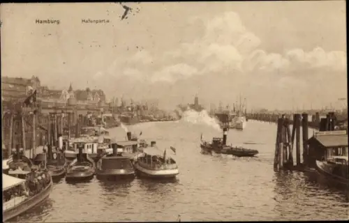 Ak Hamburg Mitte Altstadt, Hansahafen