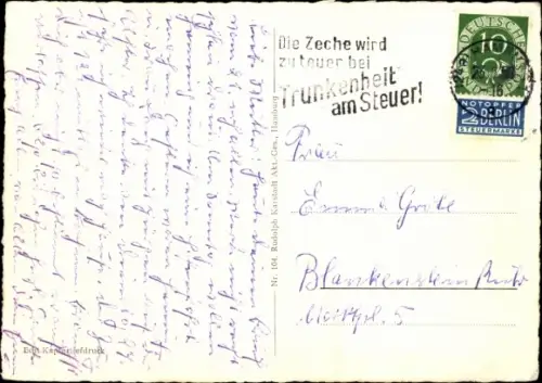 Ak Hamburg Mitte Grasbrook, Hafen, Verladekai