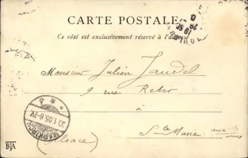 Ak Toulouse Haute Garonne, Garonne, Rentree de Pecheurs de sable