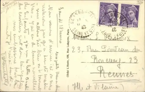 Ak Grosrouvre Yvelines, Centre du Village