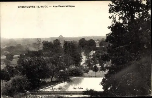 Ak Grosrouvre Yvelines, Vue Panoramique
