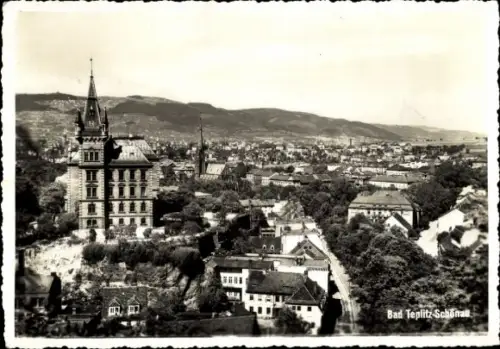 Ak Teplice Šanov Teplitz Schönau Region Aussig, Gesamtansicht