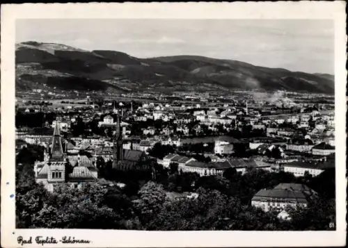 Ak Teplice Šanov Teplitz Schönau Region Aussig, Gesamtansicht