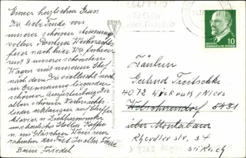 Ak Augustusburg im Erzgebirge, Schloss, Kreismuseum, Stadtkirche, Ortsansicht