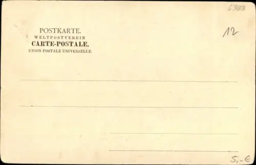 Ak Elgersburg in Thüringen, Teilansicht